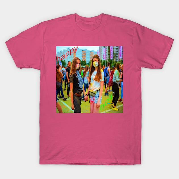 happy holi T-Shirt by paulashish